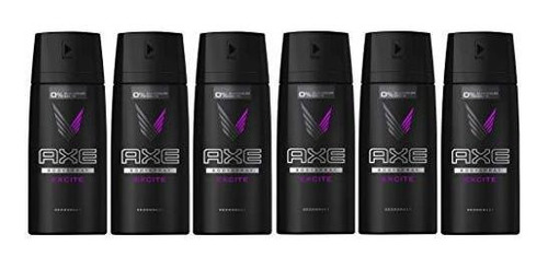 Ax Desodorante Para El Cuerpo, Excite, 150 Ml (paquete De 6)