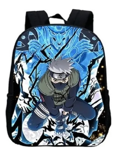 Mochila Infantil Bolsa Escolar Estampa Kakashi Naruto