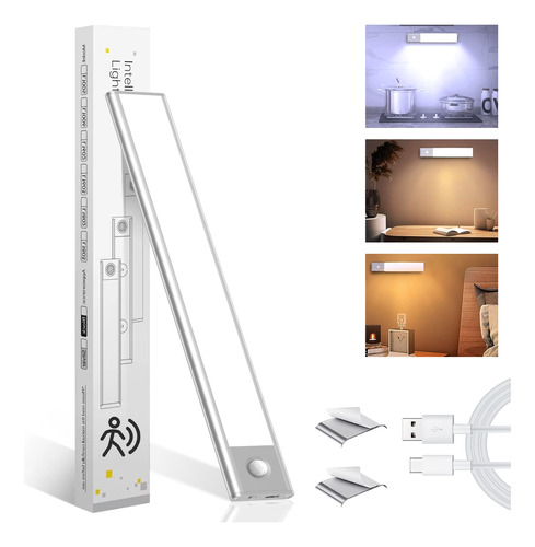 Luz Led De Gabinete Regulable Sensor De Inteligentes 1100mah