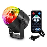 (2 Piezas) Color Led Rotary Magic Ball + Control Remoto