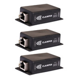 Kit 3x Dps Clamper Série S800 Ethernet Cat5e 1 Gbps
