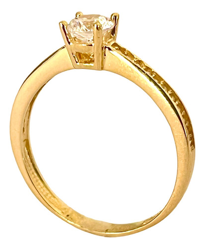 Anillo De Compromiso Oro 14k