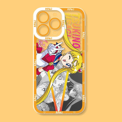 Funda De Teléfono Blanda Anime Sailors Moons Para iPhone 15