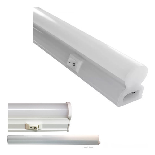 Liston Tubo Led Bajo Alacena 60 Cm Con Tecla