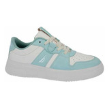 Tenis Dama Casual Nautica Eola Color Beige/ Verde