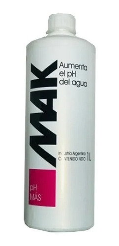 Aumentador De Ph X 1 Lt Para Pileta Mak Ph Mas