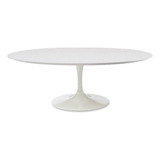 Mesa De Jantar Tulipa Saarinen Oval 160x90 Cm Laqueado