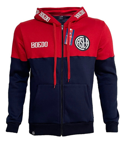 Campera Con Capucha San Lorenzo Oficial Nuevo Modelo 