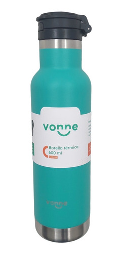 Botella Térmica 600ml Vonne Doble Pared Acero Inoxidable