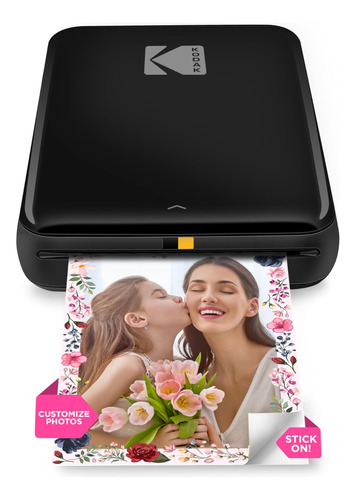 Kodak Step Wireless Mobile Photo Mini Color Printer (negro) 