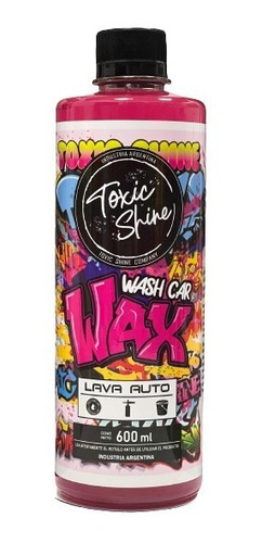 Shampoo Lava Auto Con Cera Wax Ph Neutro Toxic Shine 600cc