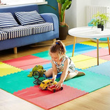 Pack 8 Unidad Piso Puzzle Alfombra Goma Eva Antigolpes 60x60