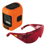 Nivel Láser Alcance 10m+lentes Seguridad P/láser Rojo Truper