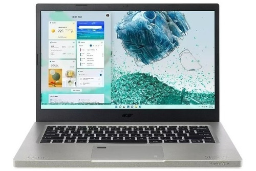 Laptop  Acer Vero Av14-51 Cobblestone Gray 14 , Intel Core I5 1235u  16gb De Ram 512gb Ssd, Intel Iris Xe Graphics G7 80eus 1920x1080px Windows 11 Home