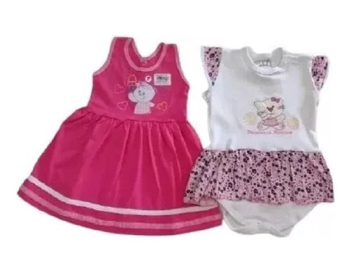 Body Bory Infantil Meia Estação Manga Longa Roupa De Menina