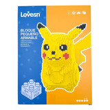 Pikachu Mini Bloques Armable Pokemon Figura 3d