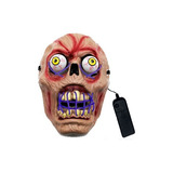 Mascara Zombie Ojos Esqueleto Luz Led Halloween Disfraz