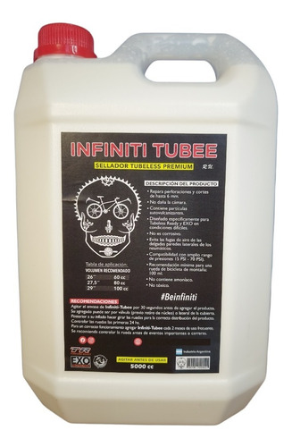 Liquido Anti Pinchaduras Tubeless Premium  Mtb Motos X 5 L