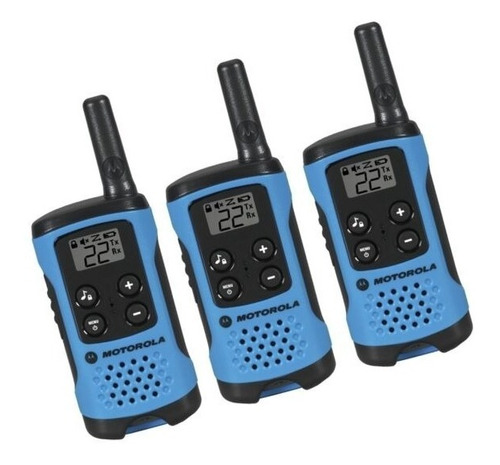 Kit 3 Radios Motorola 26km* (16 Millas)  T100tp Clips