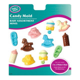 Molde Dulces Chocolates 3d Bebé Baby Shower Fiesta Golosina