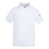 Chamarra De Chef Ropa De Camarero De Manga Corta Unisex Ropa