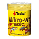 Alimento Mikrovit Basic Desagregado P/alevines 32 G Tropical