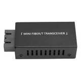 Transceptor De Fibra Óptica 2 Puertos 10 100 Mbps Autoadapta