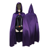 Traje De Festa Festiva Raven Cosplay Traje Roxo