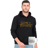 Poleron Canguro Unisex Game Of Thrones + Tazón 