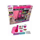 Kit Juguete Uñas Decorativo 2 En 1 Niñas Set Manicure