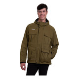 Campera Impermeable Rompeviento Nexxt Army Hombre Gp884