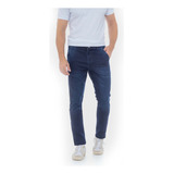 Calça Azul Slim Jeanselastano Lycra Conforto Boa Mobilidade 