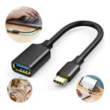 Cabo Adaptador Otg Tipo-c Usb C Compatível Samsung Pen Drive