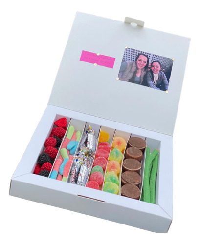 Caja Sorpresa Regalo Dulces Y Foto Personalizada