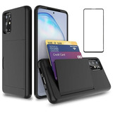 Asuwish Compatible Con Samsung Galaxy A71 5g Case And Temper