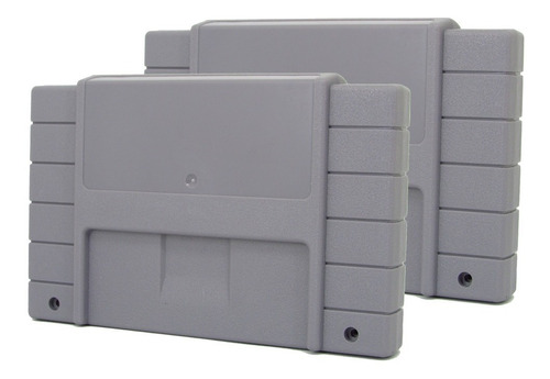 Kit 2x Case Carcaça Fita Cartucho Snes Super Nintendo