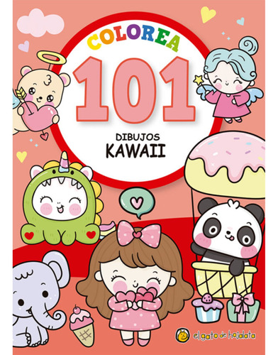  Colorea 101 Dibujos De Kawaii Libro Para Niños 2634