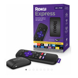 Roku Express, Streaming Player Full Hd + Controle+cabo Hdmi