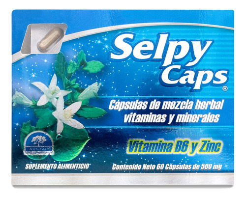 Selpy Caps Vitamina B6 Y Zinc Caps Sin Sabor 3 Pack