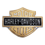 Emblema Fordautos Lobo Harley Davidson Plateado Dorado