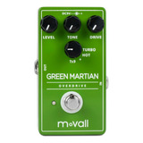 Pedal Guitarra Movall Green Martian Overdrive +  Nf + Gtia