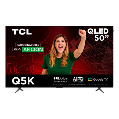 Smart Tv Pantalla 50 50q5k Tcl Google Qled 4k Voice Control | Meses sin interés