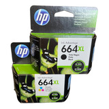 Hp Tinta Xl 664 Original Color Y Negro Envio Gratis