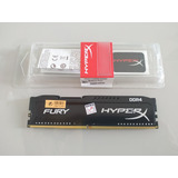 Memória Ram Hyperx Fury 8gb Ddr4 2400mhz