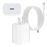 Adaptador D Corriente Usb-c 25 W Para iPhone 15 iPad Premium