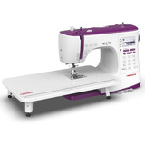 Máquina De Coser Necchi Nc204d Con Mesa De Extensión Color Blanco