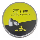 Chumbinho Aurok Slug 25gr 250 Unidades 5.5mm