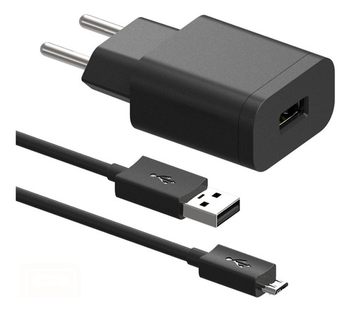 Carregador De Parede Motorola 10w Com Cabo Micro Usb