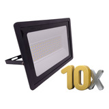 Reflector Led 100w Para Exterior Jardin Patio Cancha Pack 10