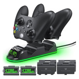 Cargador De Controles Compatible Con Xbox One Con Baterias